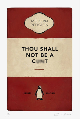 Thou Shall Not Be A Cxxt (Red)