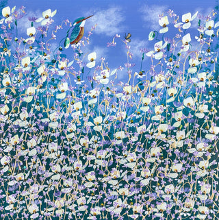 Wildflowers and a Kingfisher