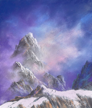 Snowflakes on the Mountain Tops