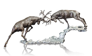 Dawn Duel - Rutting Stags